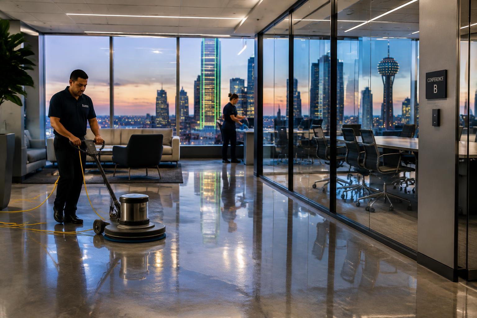 Office and commercial cleaning in Dallas–Fort Worth